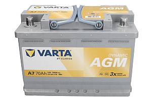 Μπαταρία Varta A7/E39 70AH 760Α Start- Stop AGM