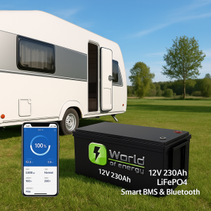 Μπαταρία Βαθιάς Εκφόρτισης 12V 230Ah LiFePO4 με Smart BMS & Bluetooth