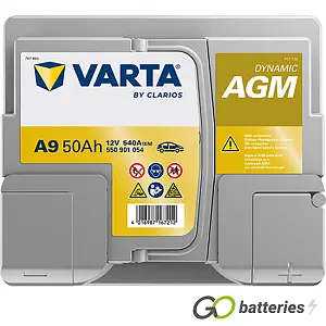 Varta A9 AGM Start-Stop 12V 50Ah 540A