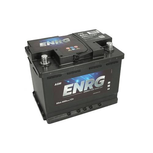 Μπαταρία Αυτοκινήτου ENRG 12V 60Ah 660A AGM