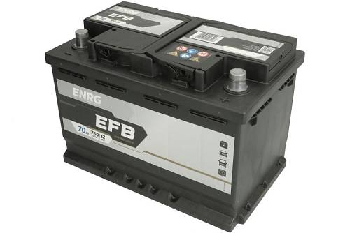 Μπαταρία αυτοκινήτου ENRG 12V 70ΑΗ 760Α EFB (START/STOP)