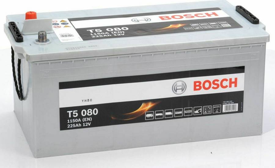 Μπαταρία BOSCH Τ5080 φορτηγού/σκάφους 225ΑΗ