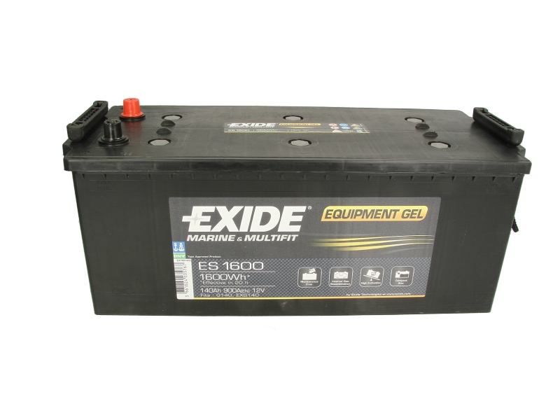 Exide ES1600 12V 140Ah Μπαταρία Σκαφών GEL Κλειστού Τύπου