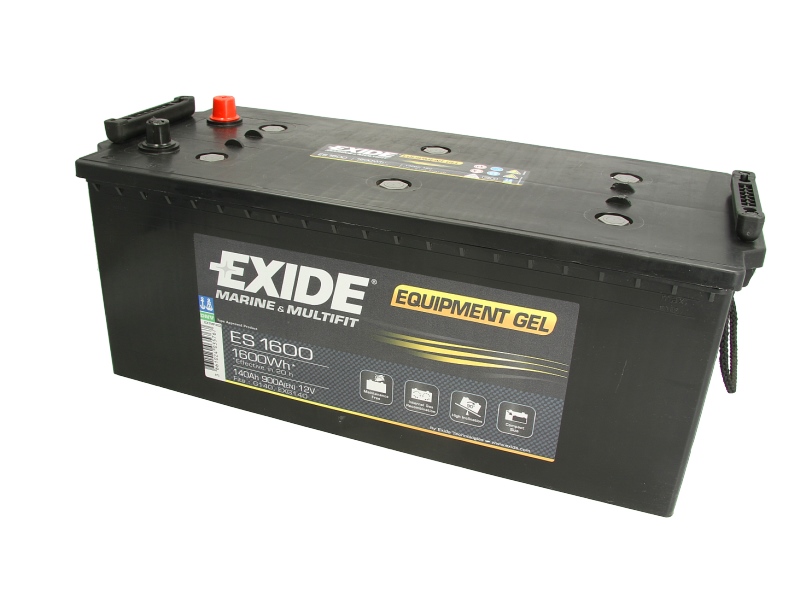 Exide ES1600 12V 140Ah Μπαταρία Σκαφών GEL Κλειστού Τύπου