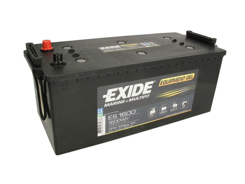 Exide ES1600 12V 140Ah Μπαταρία Σκαφών GEL Κλειστού Τύπου