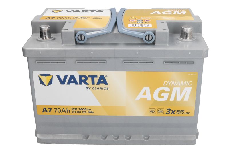 Μπαταρία Varta A7/E39 70AH 760Α Start- Stop AGM