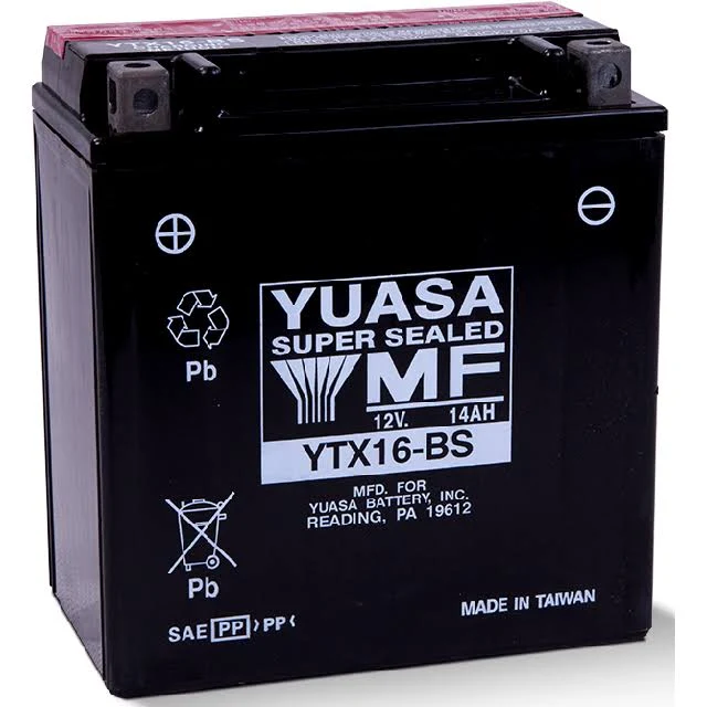 Μπαταρία Μοτοσυκλέτας YUASA YTX16-BS