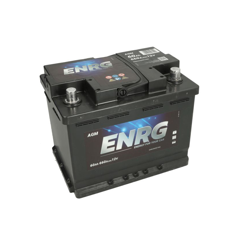 Μπαταρία Αυτοκινήτου ENRG 12V 60Ah 660A AGM