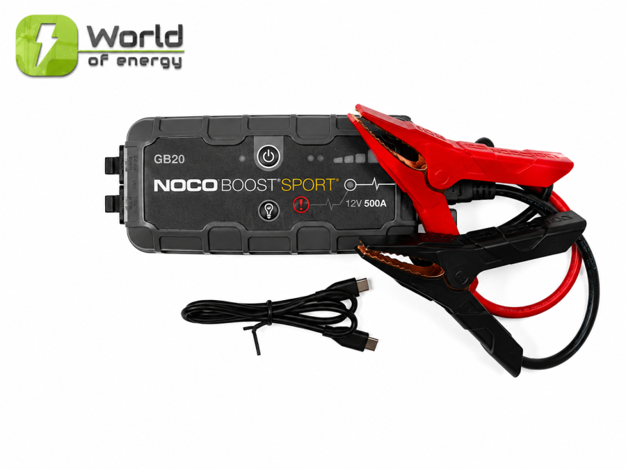 Εκκινητής λιθίου NOCO Boost GB20 Sport UltraSafe 500A