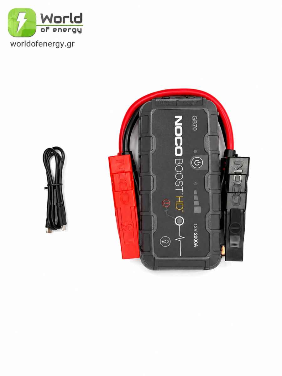 Noco GB70 Genius Boost Φορητός Εκκινητής Μπαταρίας Αυτοκινήτου 12V