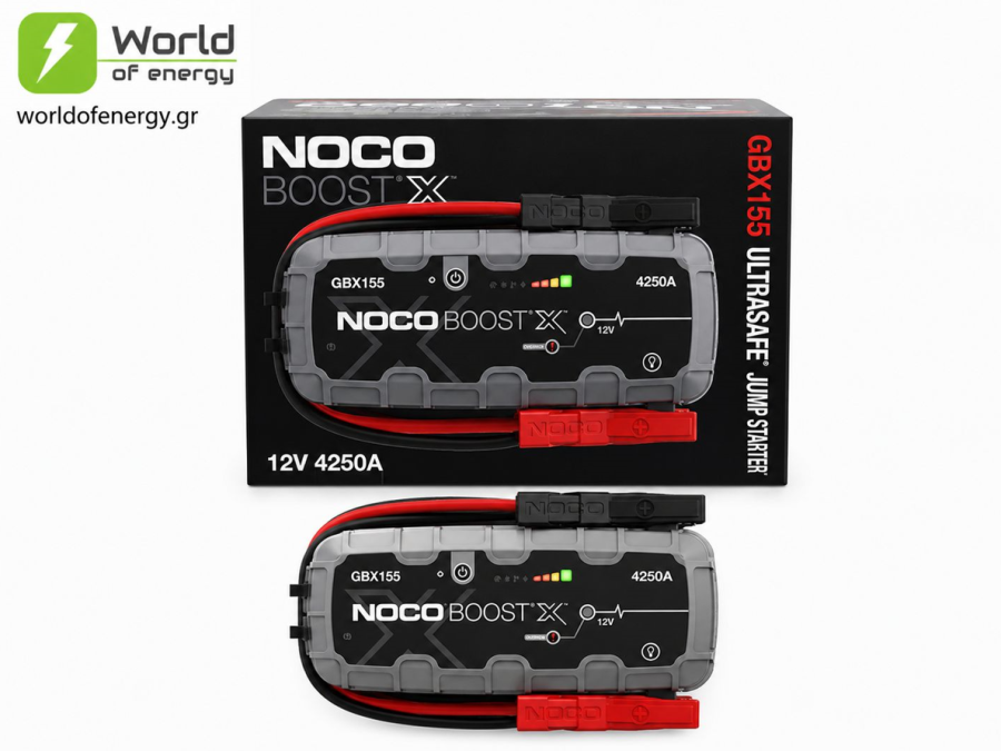 NOCO GBX 155 Εκκινητής μπαταρίας αυτοκινήτου 12v Power Bank / USB / Φακό