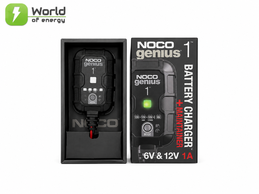 Noco Genius 1 Φορτιστής Μπαταρίας Αυτοκινήτου 6/12V